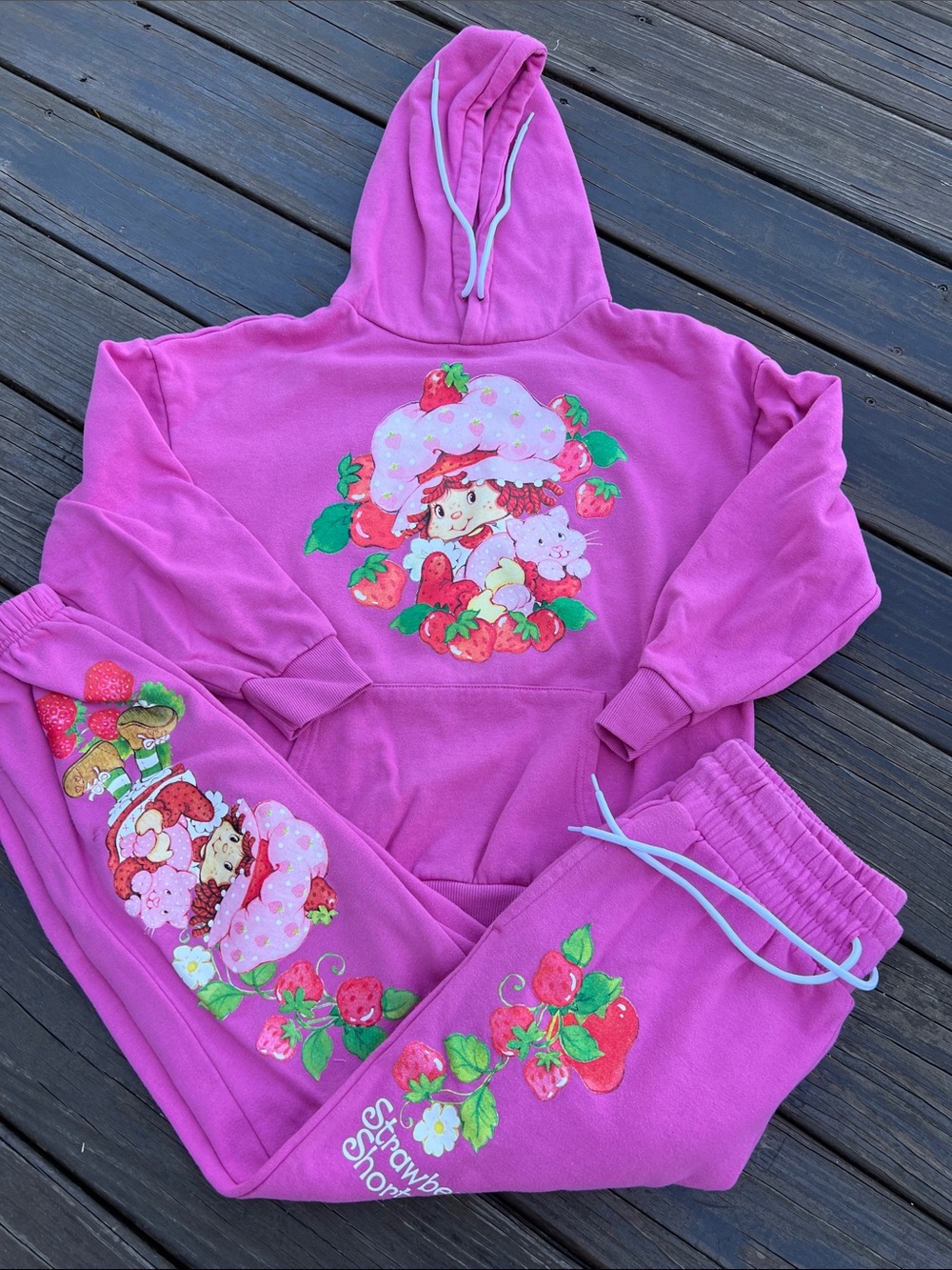 Strawberry Shortcake Hoodie and Sweatpants Set